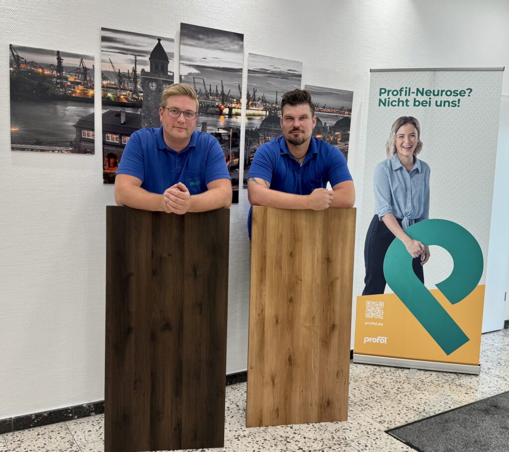 V.l.n.r.: Marcel Becher und Steffen Rieth © Profol Ahrensburg
