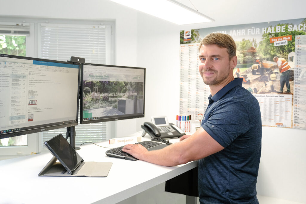 Geschäftsführer Benjamin Marks © Meins GalaBau