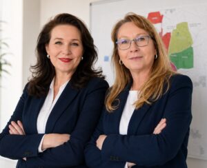Von links: Aida Salihbasic und Anja Gust
